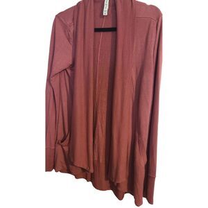 Athleta Womens Size‎ XSmall  Cardigan Burgandy Casual